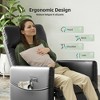 KTMBDW Leather Power Recliner Chairs for Adults, Power Lift Recliner with Footrest & Padded Seat, Electric Recliner Sofa Chair for Living Room - 4 of 4