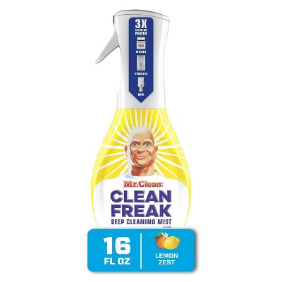 Mr. Clean, Clean Freak Deep Cleaning Mist Multi-Surface Spray, Lemon Zest Scent Starter Kit - 16 fl oz/1ct