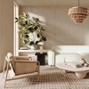 TOV Furniture Chakka Genuine Leather Accent Chair in Tan - 2 of 4