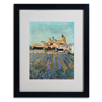 Trademark Fine Art-Vincent van Gogh 'Saintes Maries' Matted Framed Art