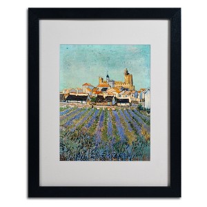 Trademark Fine Art-Vincent van Gogh 'Saintes Maries' Matted Framed Art - 1 of 4