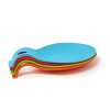 Wrapables Large Silicone Heat Resistant Spoon Rest Utensil Spatula Ladle Holder (Set of 4) - 4 of 4