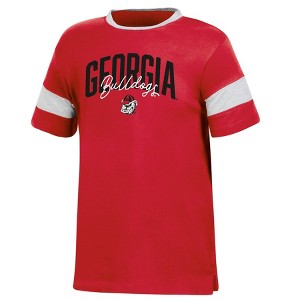NCAA Georgia Bulldogs Girls' Knot T-Shirt - 1 of 3