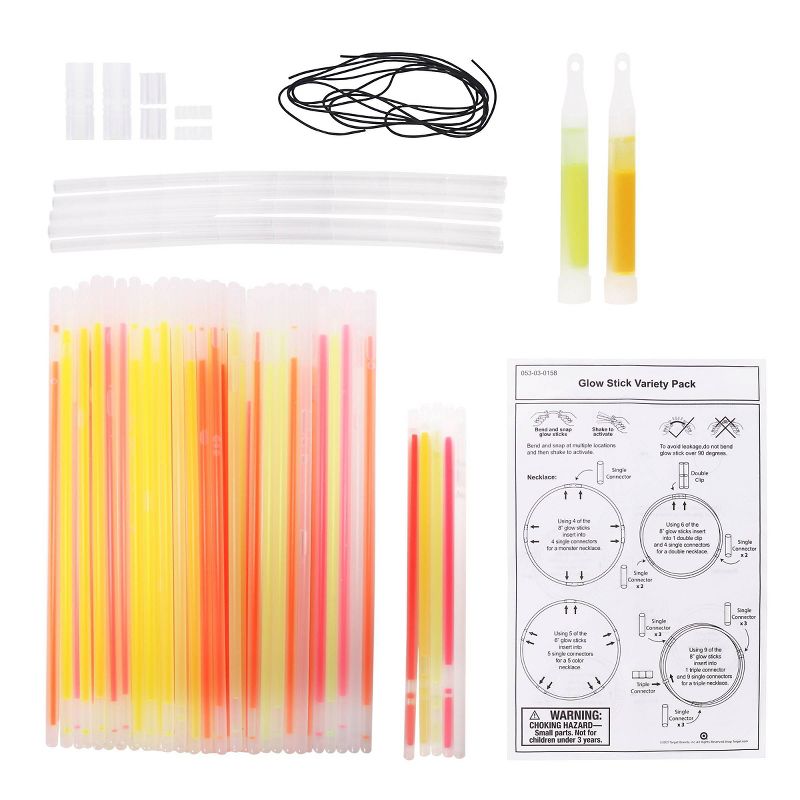 100ct Party Favor Glow Sticks&#39; Pack - Spritz&#8482;, 5 of 8