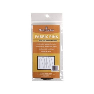 Master Gardner Contractor Grade 6" Steel Landscape Fabric Pins for Outdoor and Craft Projects (Pack of 10) - 1 of 1