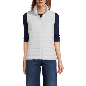 Lands' End Women's Wanderweight Packable Ultralight Down Vest - 1 of 4
