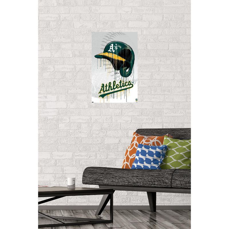 Trends International MLB Oakland Athletics - Drip Helmet 22 Unframed Wall Poster Prints, 2 of 7