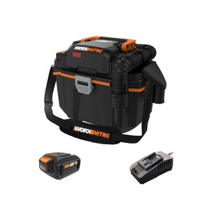 Worx Nitro WX031L 20V 2.1 Gal Cordless Wet/Dry Vacuum (Battery and Charger Included) - 1 of 4
