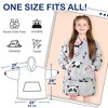 Catalonia Blanket Hoodie Sweatshirt for Kid, Fleece Snuggy Soft Wearable Blanket Pullover 4-12 Years Boy Girl Cozy Warm Gift - 4 of 4