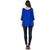 Womens Bell Sleeve Loose Fit Tunic Top - 24seven Comfort Apparel™ - 3 of 4