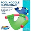 SwimWays Noodle Sling Floating Pool Chair Mesh Seat, No-Inflate, Fits 55"x3.25" Noodle (Not Included), Ages 5+, 1 Pack, Colors May Vary - 2 of 4