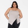 Women's Asymmetrical Slim Fit Tube Top - Wild Fable™ - 2 of 4