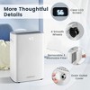 Costway 52 Pint Dehumidifier for Basement 4500 Sq. Ft Portable Dehumidifier 24H Timer - 2 of 4