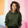 Dalix Espresso Martini Embroidered Hoodie Fleece Long Sleeve Cropped Sweatshirt Pullover Womens - 3 of 4