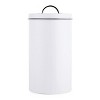 Outshine Co White Farmhouse Cat and Dog Treat Container with 2 Dog Bone Cookie Cutters - 2 of 4