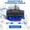 POXURIO 20V Cordless Snow Shovel 13 Inch Electric Snow Blower with 2×4.0Ah Batteries and Fast Charger 25FT Throw Distance for Driveway Patio Deck - 4 of 4