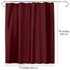 Americanflat 71x74 Solid Colors Shower Curtain - Water Resistant Shower Curtain - Polyester Fabric - 2 of 4