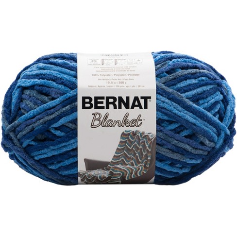  Bernat Blanket Brights Royal Blue Yarn - 3 Pack of