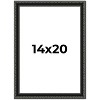 PosterPalooza | Antique Black Picture Frame - UV Acrylic, Foam Board Backing, Hanging Hardware - 2 of 4