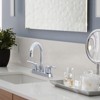 WOWOW 4 in. Centerset Double Handle High Arc Bathroom Faucet - 2 of 4