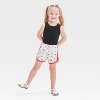 Grayson Mini Toddler Girls' Cherry Shorts - Off-White - 3 of 3