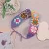 John Bead Granny Square Headband Floral Crochet DIY Kit for Beginners - 2 of 4