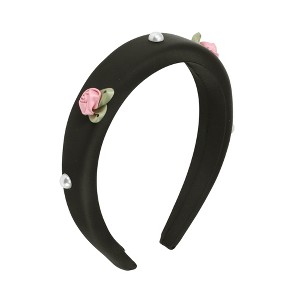Unique Bargains Exquisite Rose Pearl Headbands 1 Pc - 1 of 4