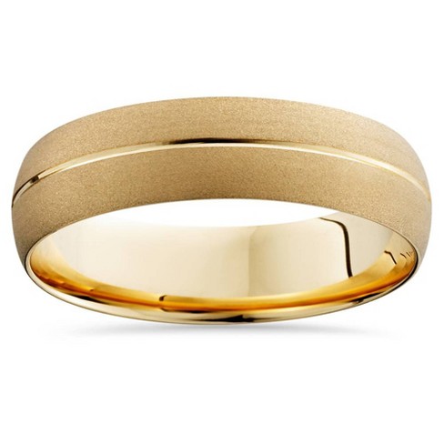 14K Gold Band Ring / Size: 9.5