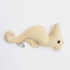 Ruvalino Baby and Toddler Learning Toys Handmade Cotton Seahorse Plush Toy for Comfort and Playtime, Off White, 16"*10"*1" - 4 of 4