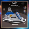 Toddlers Bumper Car, 6V Ride On Bumper Car, Electric Ride On Toy Car, Electric Bumper Car with 2 Speeds, Dual 15W Motors, Lights for Kids 3-10 - 3 of 4