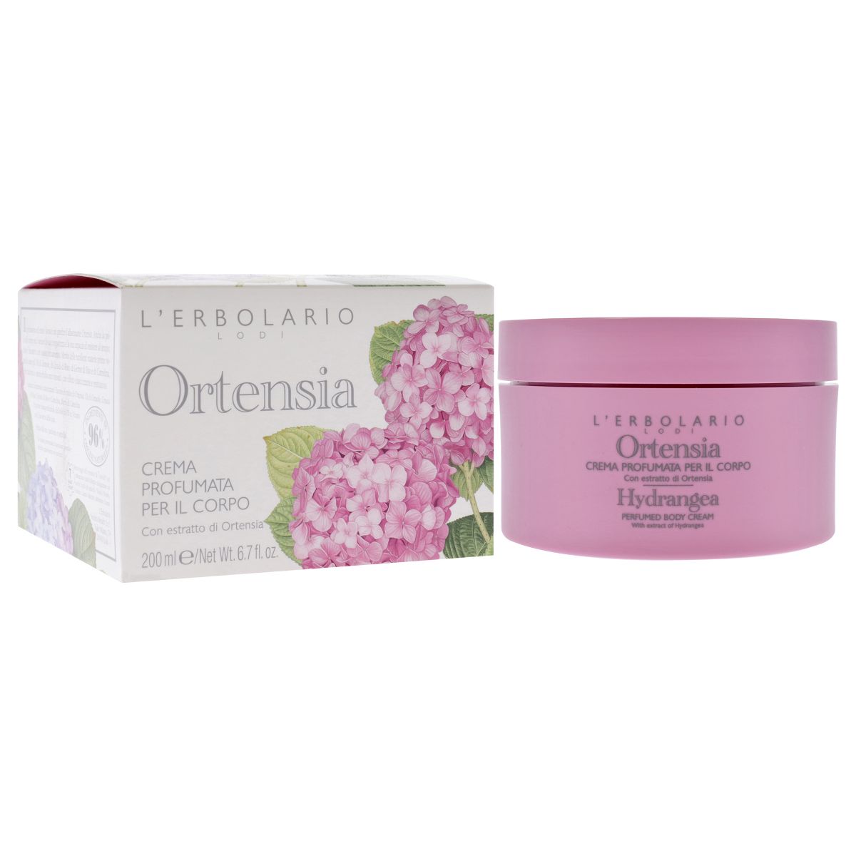 Hydrangea Perfumed Body Cream by LErbolario for Women - 6.7 oz Body Cream - thumbnail 3