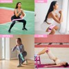 Unique Bargains Elastic Non-Slip Exercise Loops with Bag and Instruction Booty Resistance Bands 3 Pcs - 3 of 3
