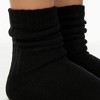 Black Slouch Socks the Sock Panda (Women's Sizes, Adult Medium) - Midweight - 3 of 4