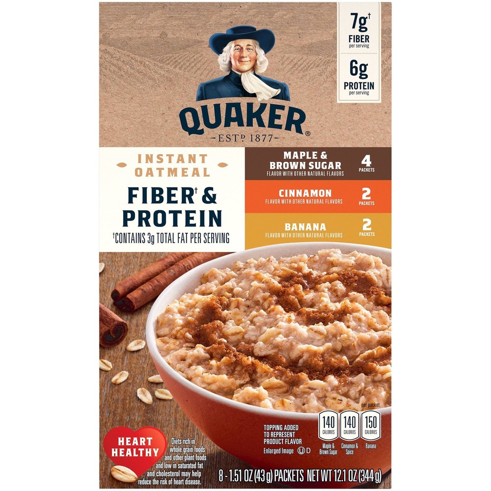 UPC 030000269664 product image for Quaker Weight Control Instant Oatmeal Variety Pack- 8pk | upcitemdb.com