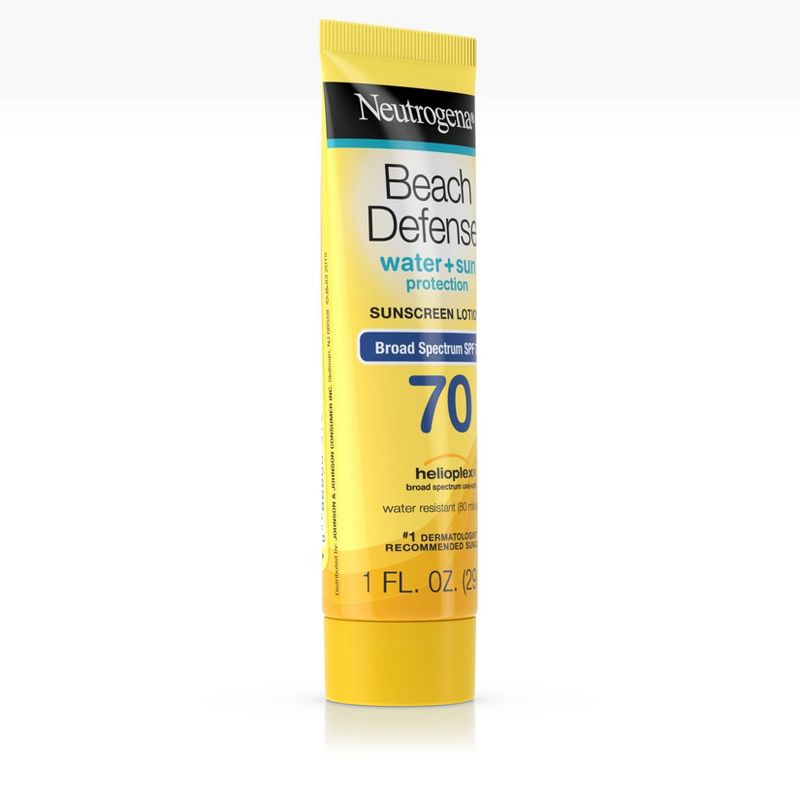 Neutrogena Beach Defense Broad Spectrum Sunscreen Lotion - SPF 70 - 1 fl oz, 4 of 11