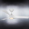 Urban Ambiance Luxury Transitional Ceiling Fan 13.5''H x 52''W,  Matte White Finish,  Geraldton Collection, UHP9360 - 4 of 4