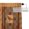 Crow and Star Shower Curtain 72x72 VHC Brands - 4 of 4