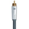 Monolith RCA Cable - Silver - 6 Feet Chord, 24K Gold Plated Connectors, AL foil, OFC Copper Braided Shield - image 4 of 4