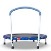 Okak 36IN Toddler Trampolines, Mini Trampoline with Padding Handle and Spring Cover, Kids Trampolines for Indoor and Outdoor Use - 3 of 4