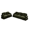 Classic 2-Piece Modular Chenille Sofa Set with 3-Seater & 2-Seater, Flared Arms & Skirts - 3 of 4