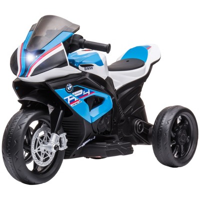 Blue 6V BMW HP4 Kids Electric Motorcycle Ride-On Toy
