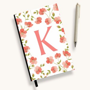 Personalization Mall Flowery Initial Personalized Journal - 1 of 1