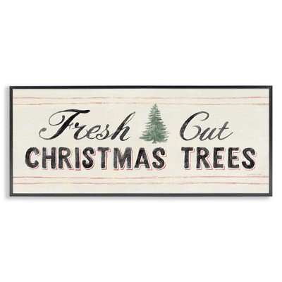 Stupell Industries Fresh Cut Christmas Trees Vintage, 30" x 13"
