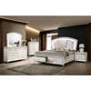 TiramisuBest Gold Bedroom Bench - Champagne Solid Wood & MDF Entryway, 54x18x19 Inches - 3 of 4