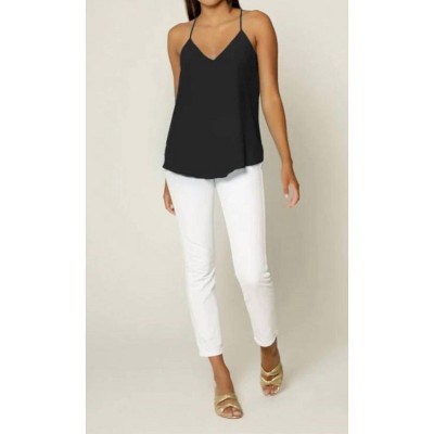 Women's THE MUST HAVE BASIC SILK CAMI - LAVENDER BROWN