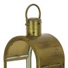 HGTV Home Collection Arched Candle Lantern, Christmas Themed Home Decor, Small, Antique Bronze, 16 in - image 3 of 4