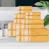 Cotton Medium Weight 12 Piece Bathroom Towel Set by Blue Nile Mills - 2 of 4