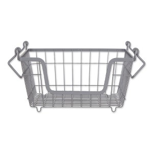 Metal Basket Cool Gray Square Small 11X11X6 - 1 of 4