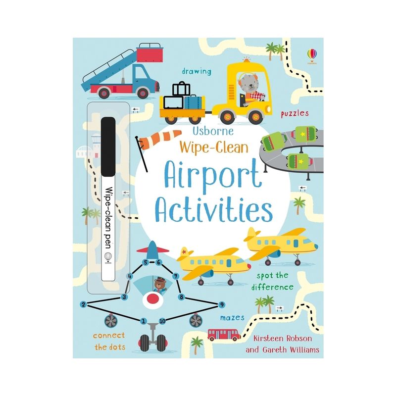 Wipe-Clean Airport Activities - (Wipe-Clean Activities) by  Kirsteen Robson (Paperback), 1 of 2