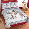 Collections Etc Winter Snowman And Deer Quilt - 2 of 3